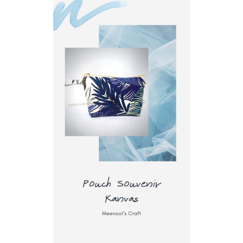 

Pouch Souvenir Kanvas 20 x 12 x 5cm