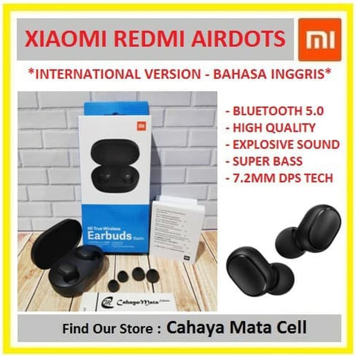 Xiaomi Airdots Earbuds TWS Bluetooth 5.0 - Redmi Airdots Earphone