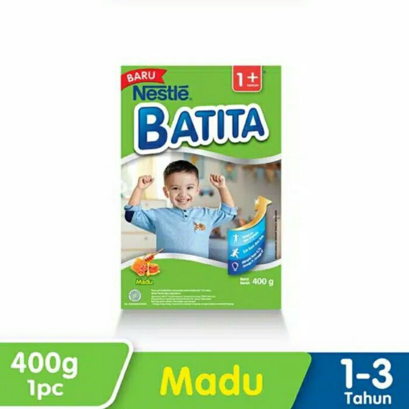 Nestlé BATITA 1+ Usia 1-3 tahun 400 gr - Rasa Vanilla/ Madu