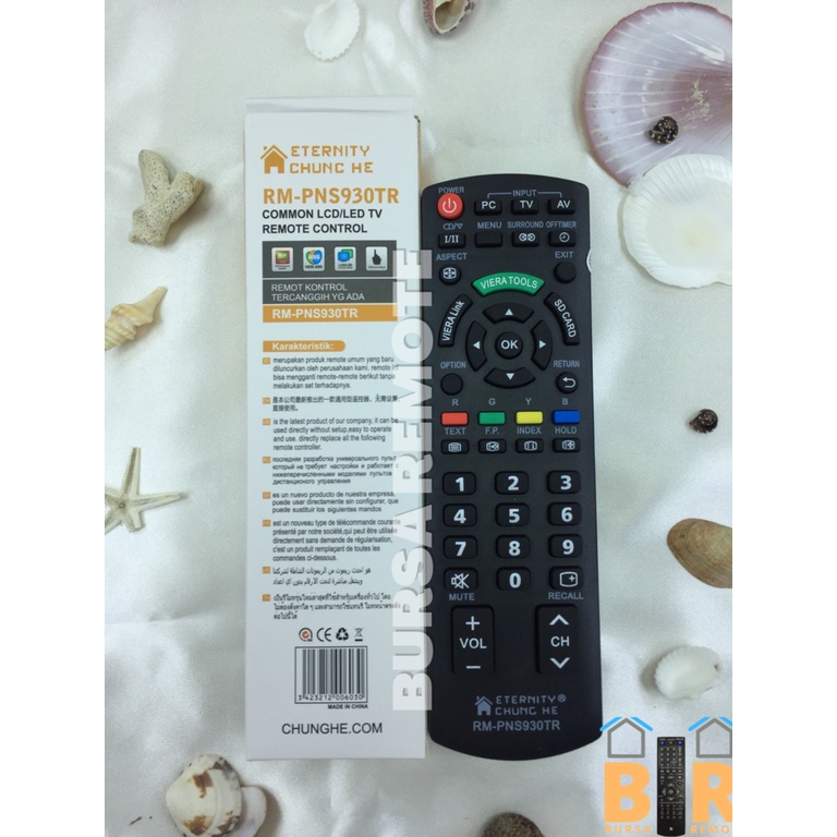 Remot / Remote TV panasoni Multi LCD LED RM - PNS930 / ecer dan grosir