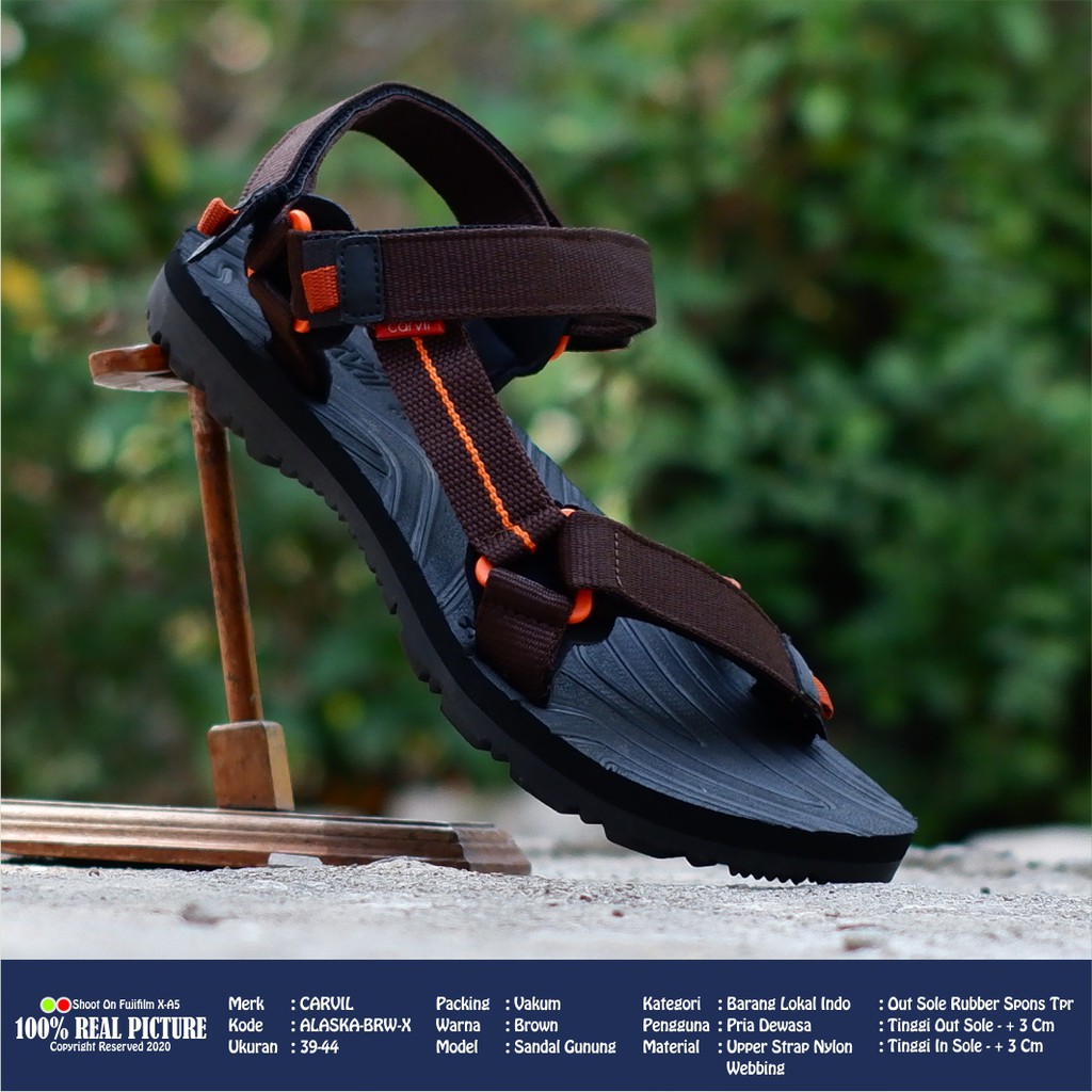  SANDAL  GUNUNG  PRIA  DEWASA CARVIL  ALASKA 38 44 Shopee 