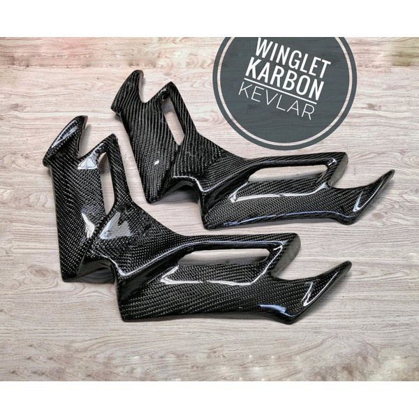 WINGLET KARBON NINJA 250 FI KARBON WINGLET NINJA 250FI WINGLET KARBON KEVLAR WINGLET CBR 250RR