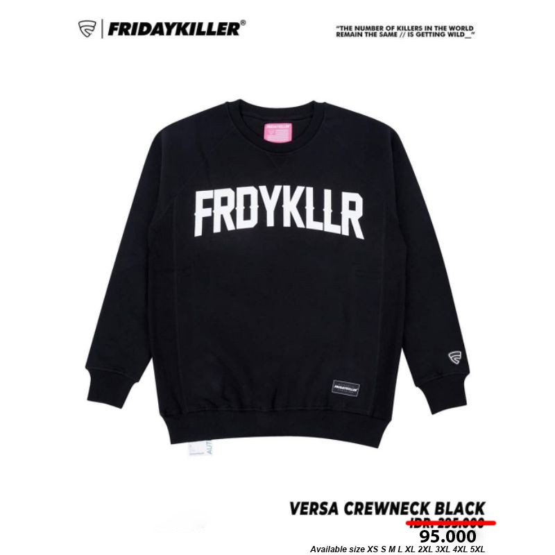 Sweater crewneck big size friday killer unisex size S M L XL 2XL 3XL 4XL 5XL