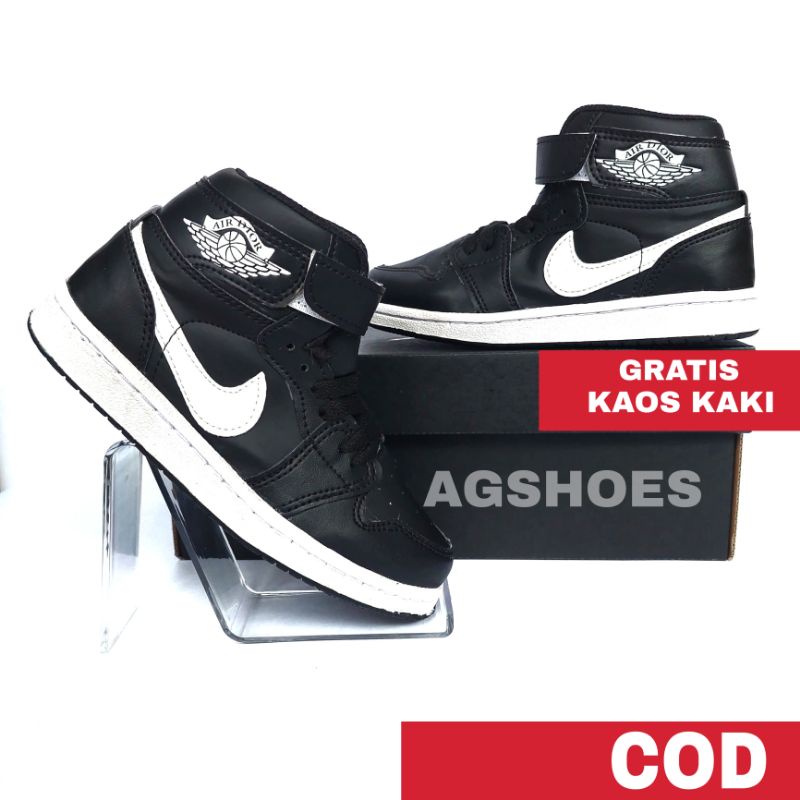 Sepatu Anak Baby Hitam | Kids Baby Air Jordan