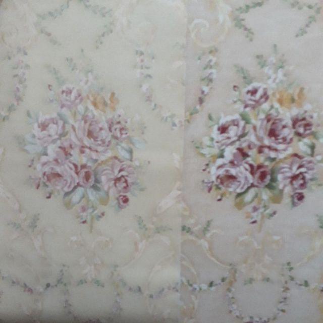Wallpaper Dinding Shabby Cream Ukuran 45cm*10m