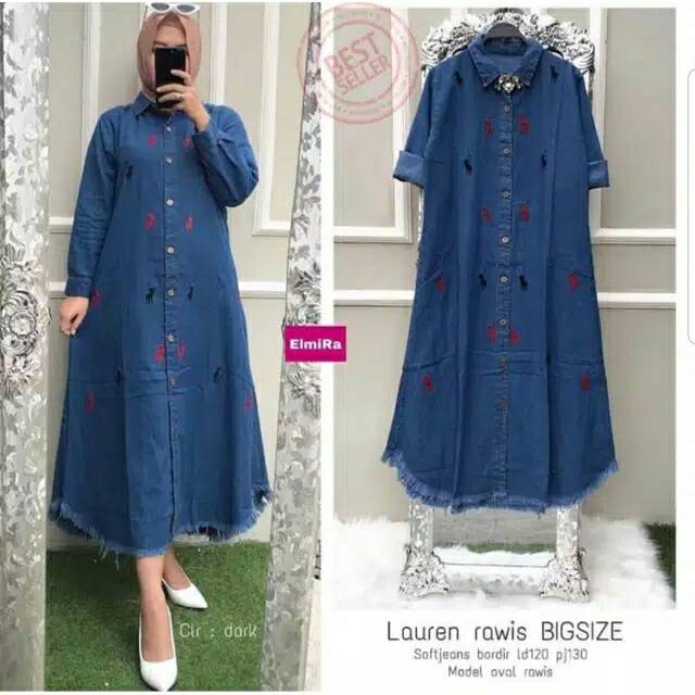 LAUREN RAWIS TUNIK BIGSIZE HQ//BY ELMIRA