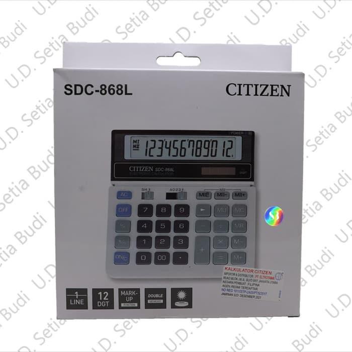 

Hargamiring Kalkulator Citizen SDC-868L Asli dan Bergaransi Mantul