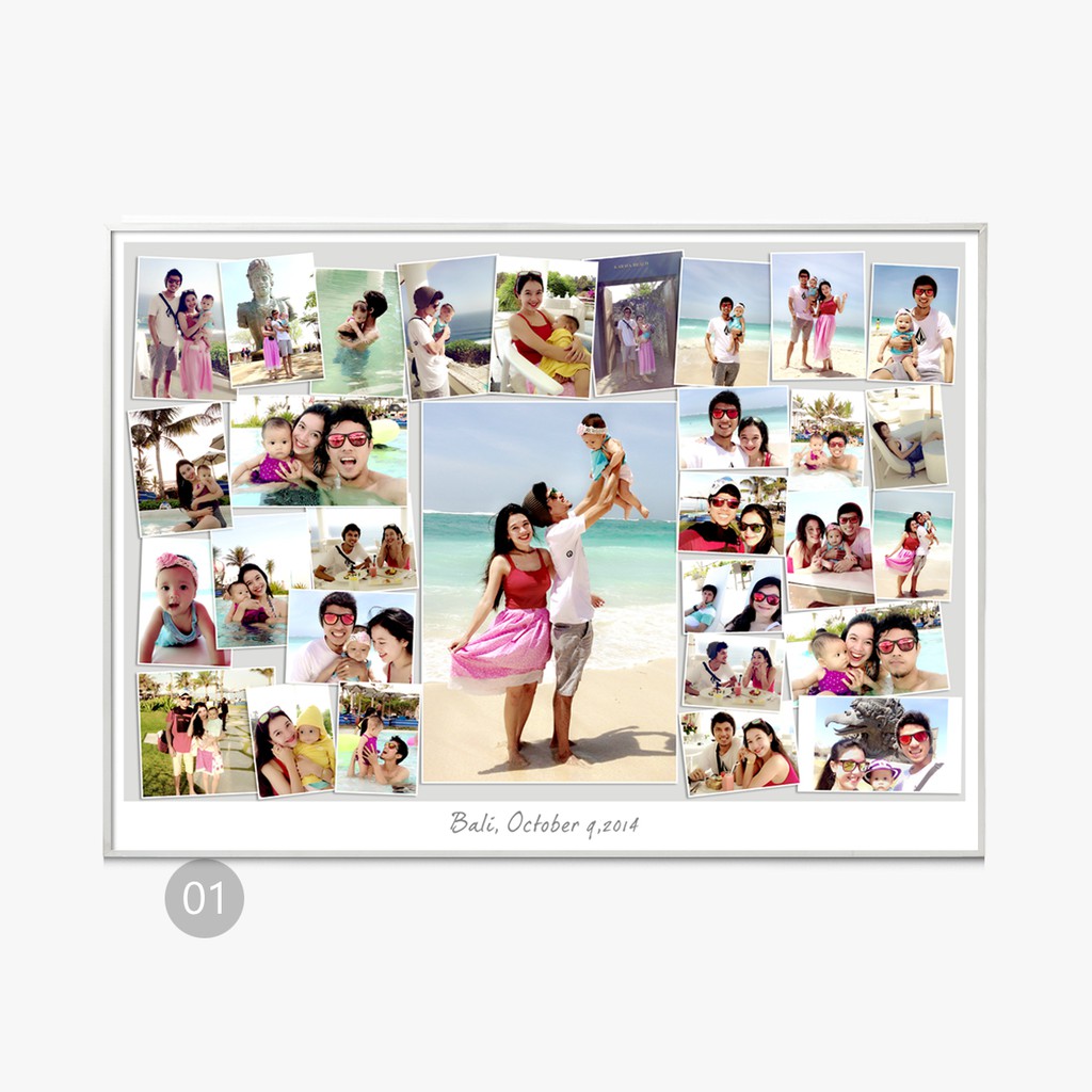 Cetak Foto Blok Photo Mix/Kolase 20RP Photo Print Grid Premium Berkualitas - JONAS