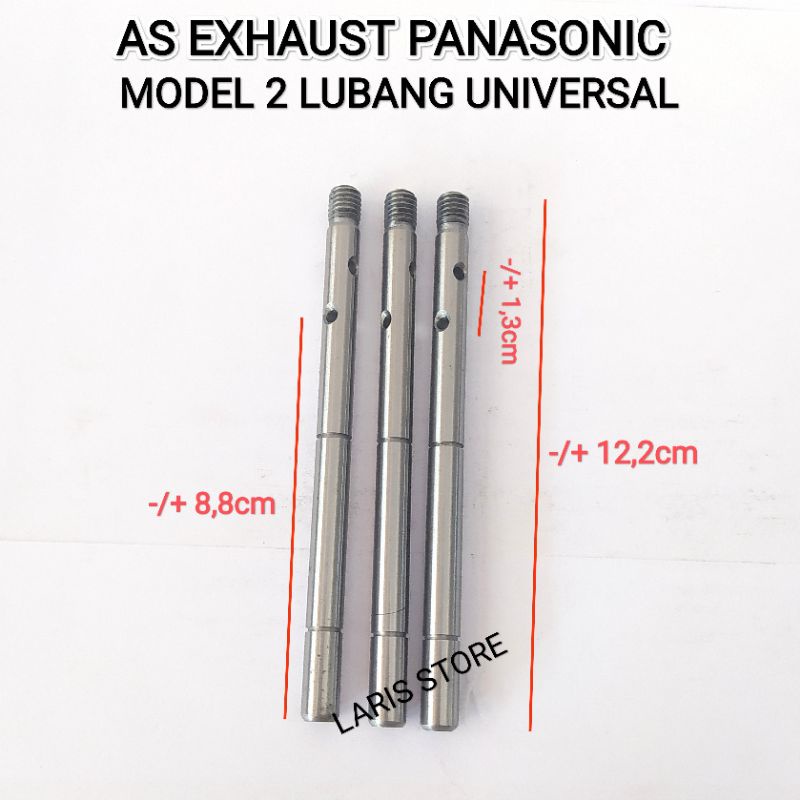 As Dinamo Kipas Angin / Exhaust As 2 Lubang 12,2cm Panasonic National RRT Umum - Universal