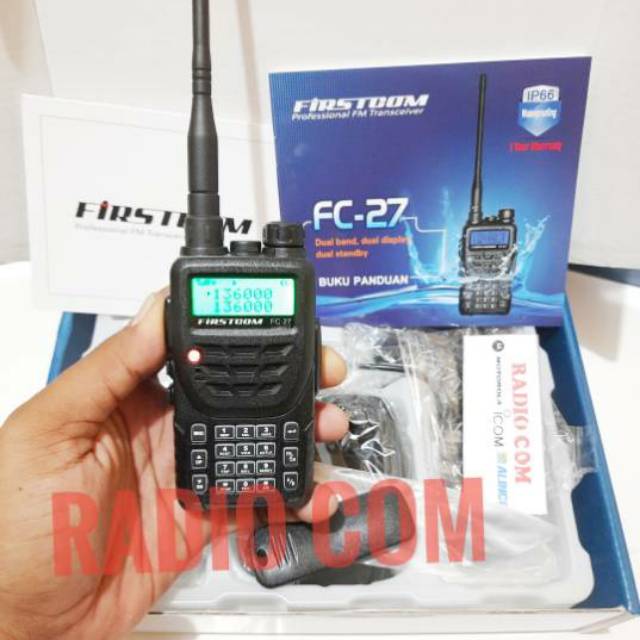 HT ANTI AIR FIRSTCOM FC 27 / HT DUALBAND FIRSTCOM FC 27 WATERPROOF RADIO HT FIRSTCOM FC27 FC-27 DUALBAND ANTI AIR