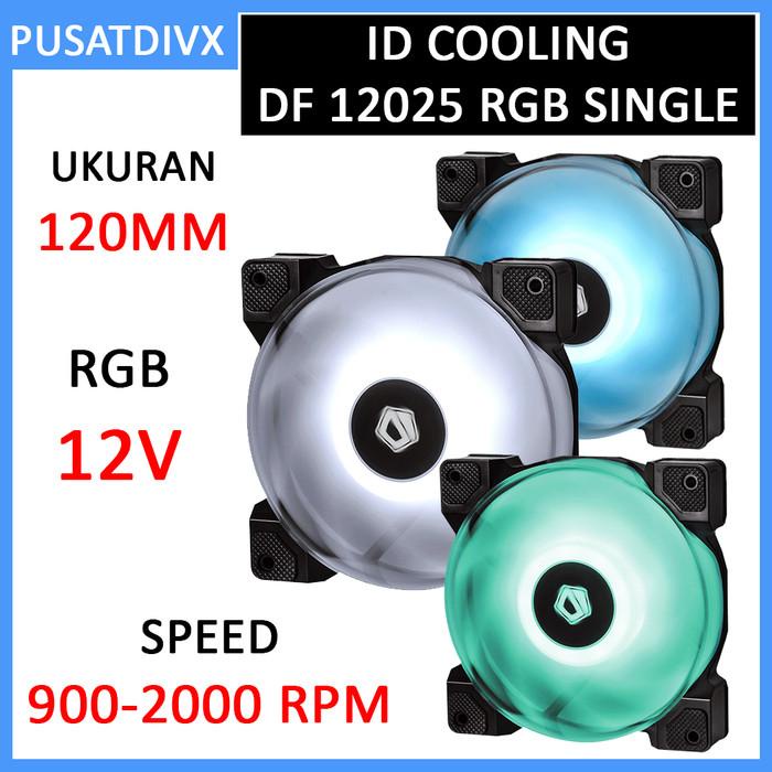 ID COOLING DF 12025 RGB SINGLE 12CM PWM FAN ID-COOLING DF-12025 CASING