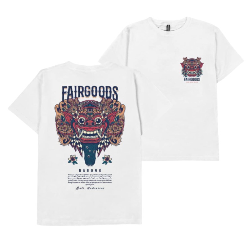 BAJU KAOS FAIRGOODS BLACK | FAIRGOODS T-SHIRT | KAOS FAIRGOODS | BAJU KAOS DISTRO FAIRGOODS