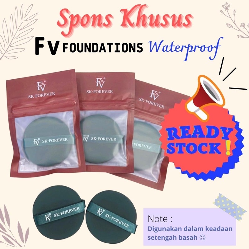 READY STOCK Spons khusus FV Foundation