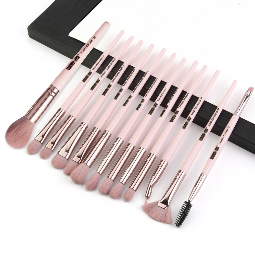 MAANGE 13Pcs Makeup Brushes Set Profesional Eye Contour Concealer Powder Make Up Brush Beauty Tool