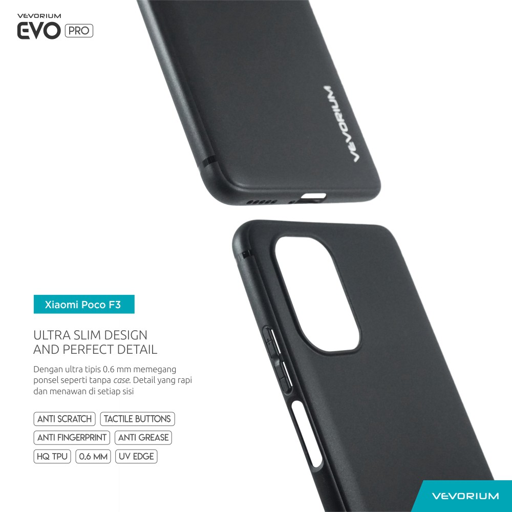 VEVORIUM EVO PRO Xiaomi Poco F3 Pocophone F3 PRO Soft Case Softcase