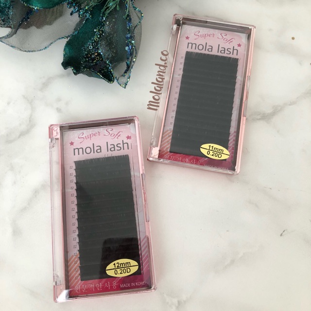 CLEARANCE SALE! PREMIUM! SANGAT LEMBUT MOLA LASH SUPER SOFT BULUMATA EYELASH EXTENSION KOREA molalash