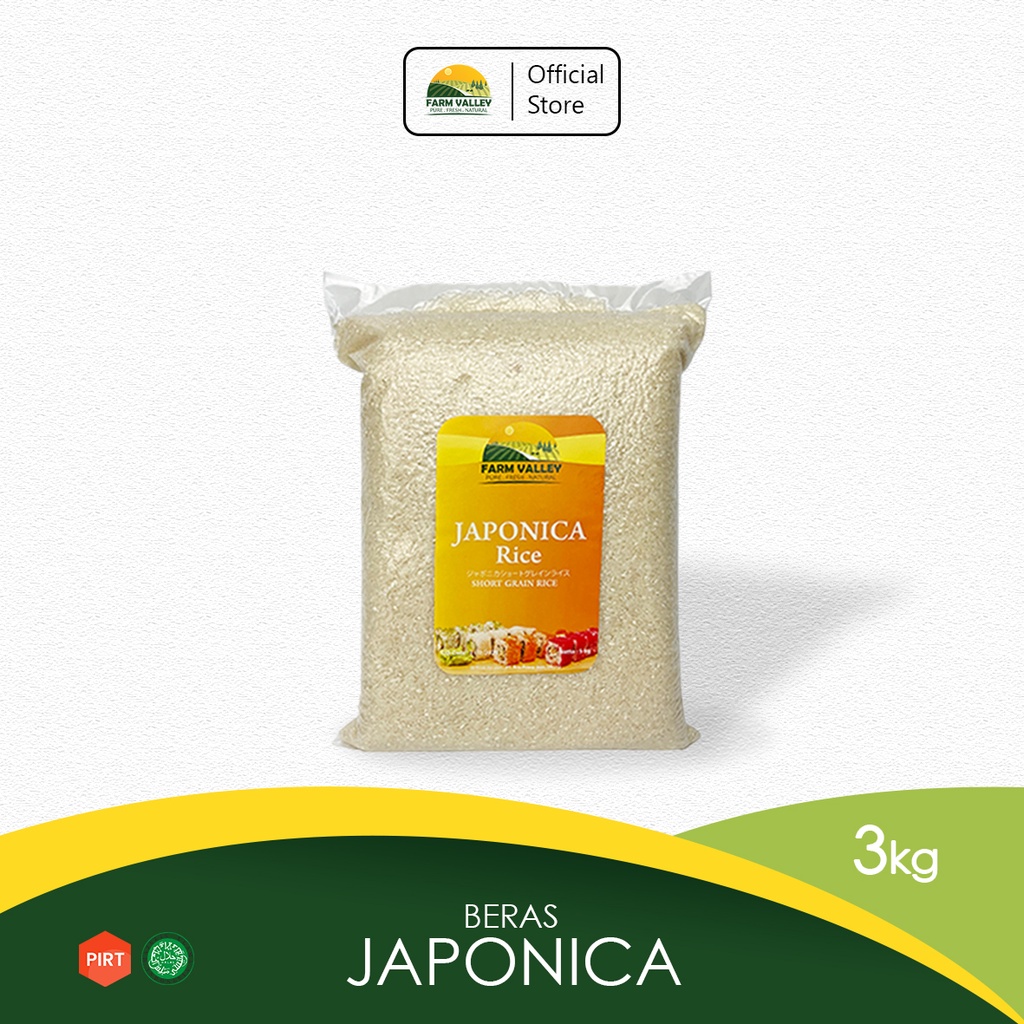

Beras Japonica | Japonica Rice Farm Valley 3 Kg