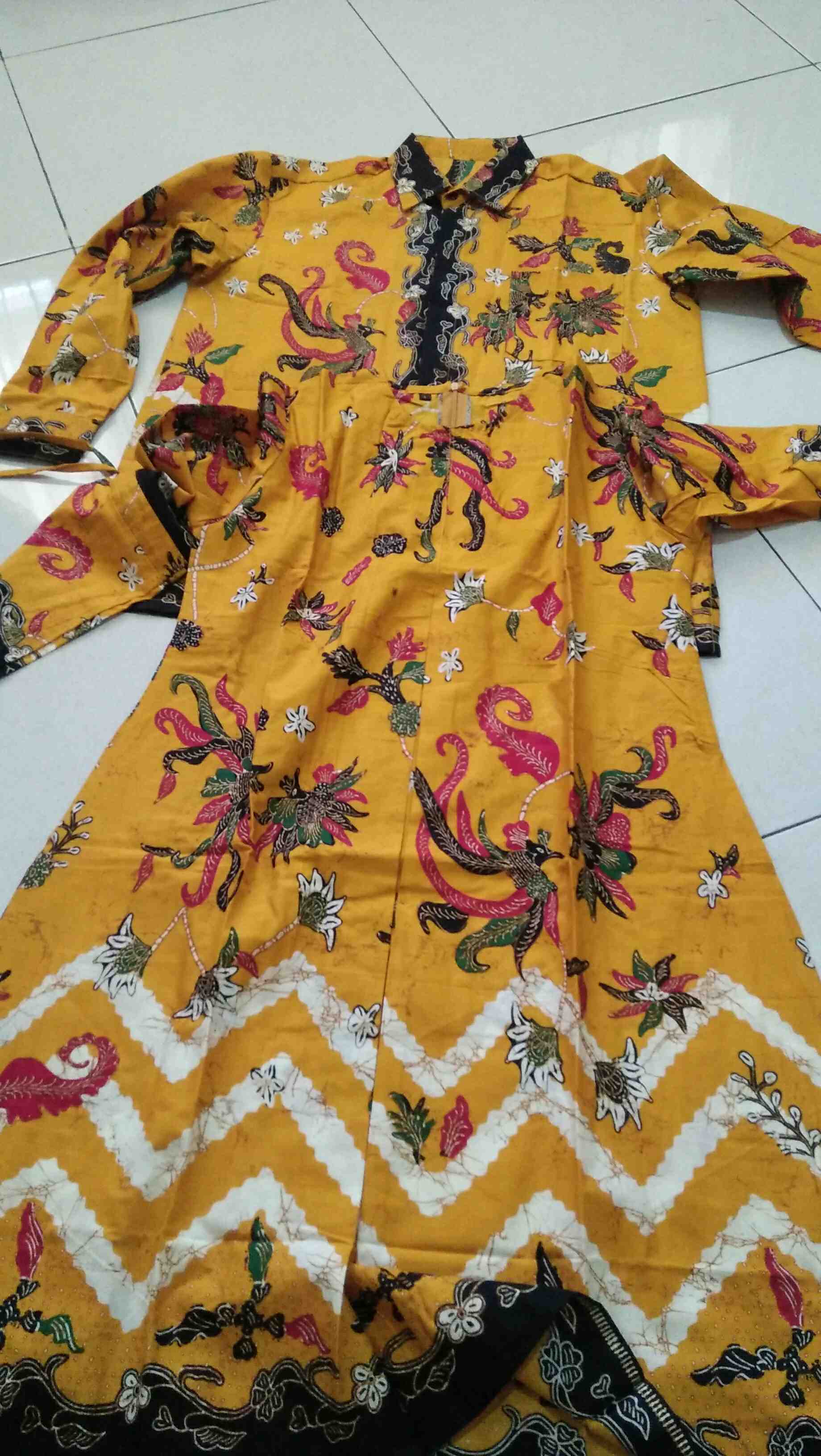 Tunik Batik Unggul Jaya Madura Jaya Kuning