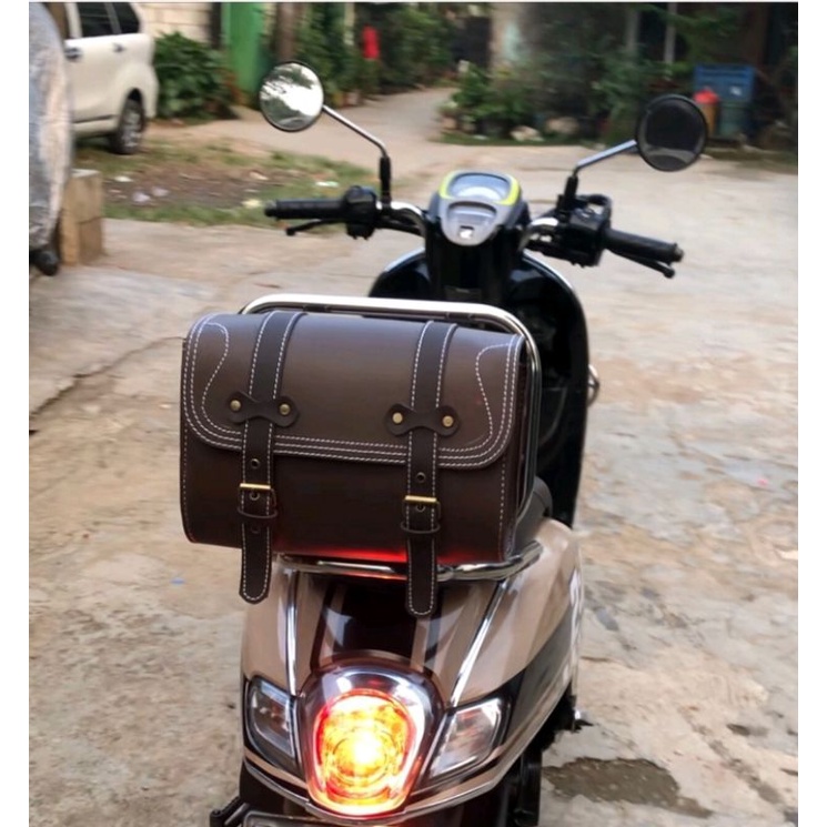 Sandaran Belakang Scoopy Back Rack Scoopy Aksesoris Motor Honda Scoopy 2013-2021