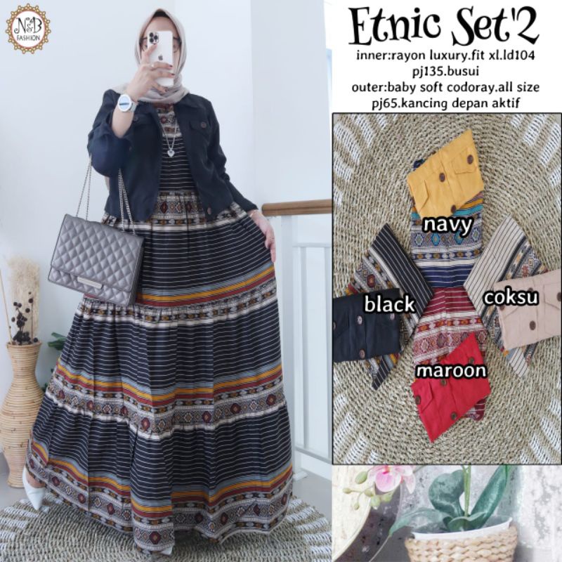 ETNIC SET #2 ORI N&b Fashion