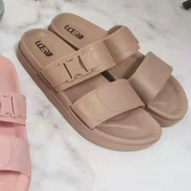 Sandal gesper SLOP wanita Ban 2 lentur impor - Laluna 1988 / sandal karet jelly wanita Ban 2-Coksu