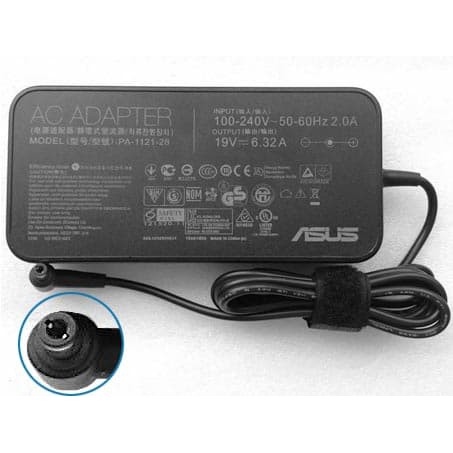 Charger Laptop 19v-6.32a Jack 5.5 x 2.5mm Adaptor Asus G50VT G70G G72GX G60V G55VX G71G