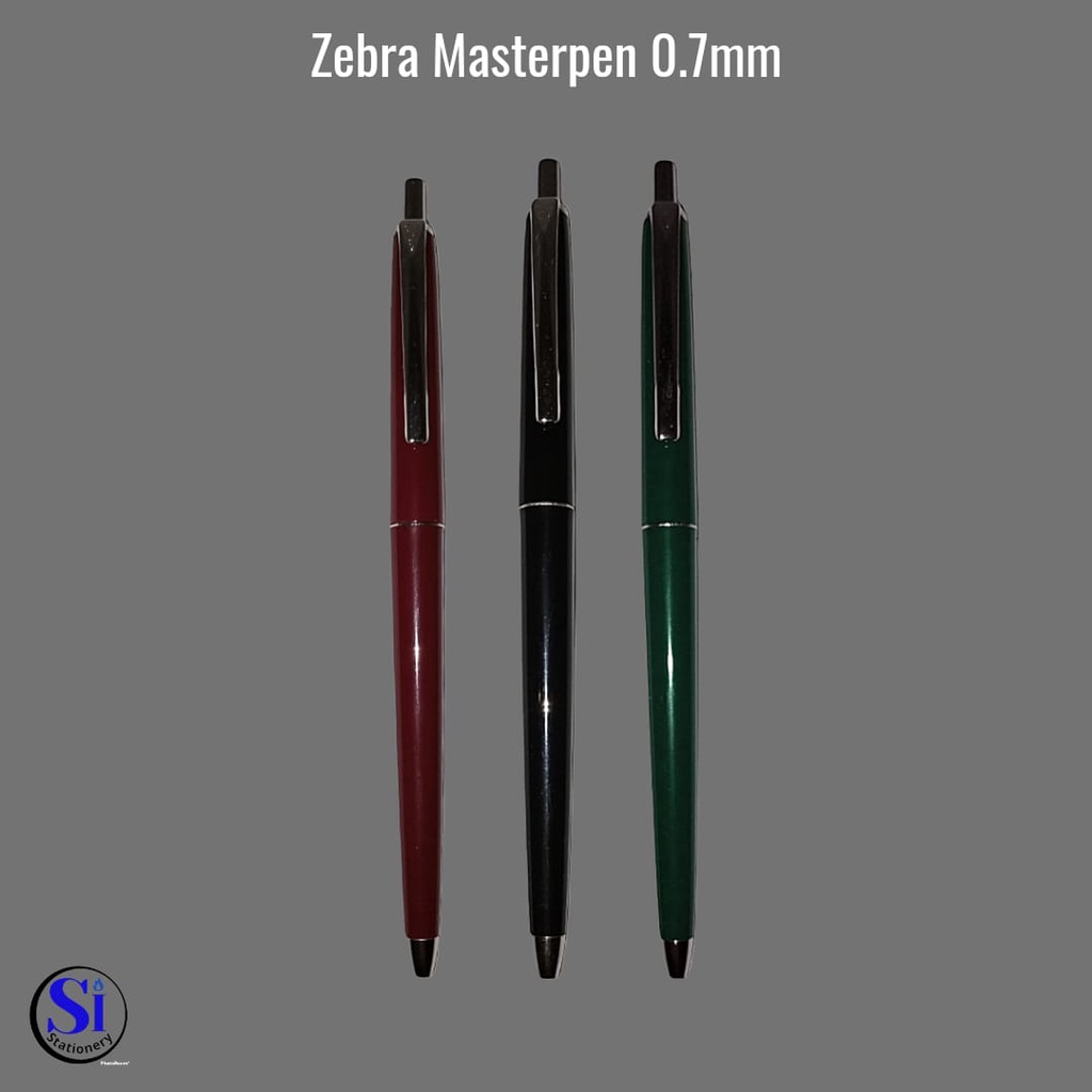 

Pulpen Zebra Masterpen 0.7 Tinta Gel Hitam