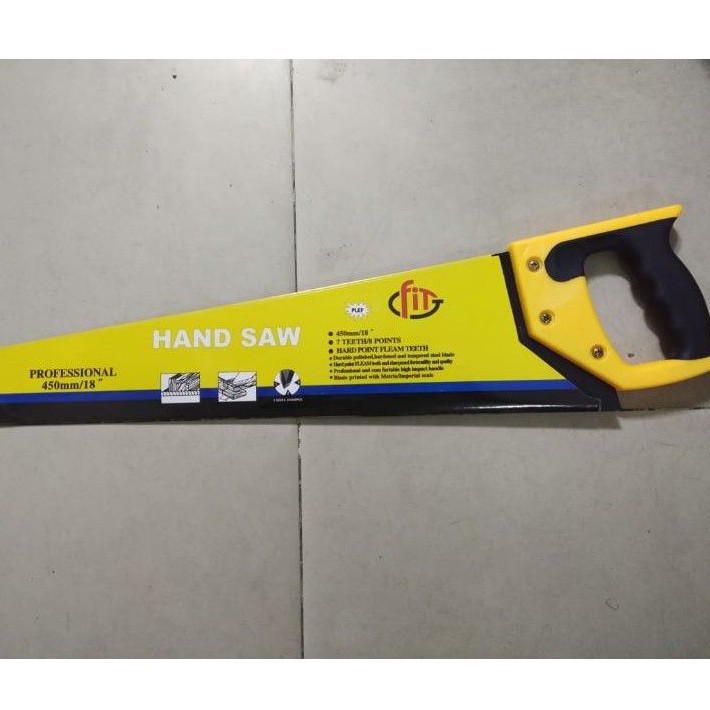 GERGAJI KAYU GAGANG FIBER 18&quot; FIT/ HAND SAW/ GERGAJI GOROK