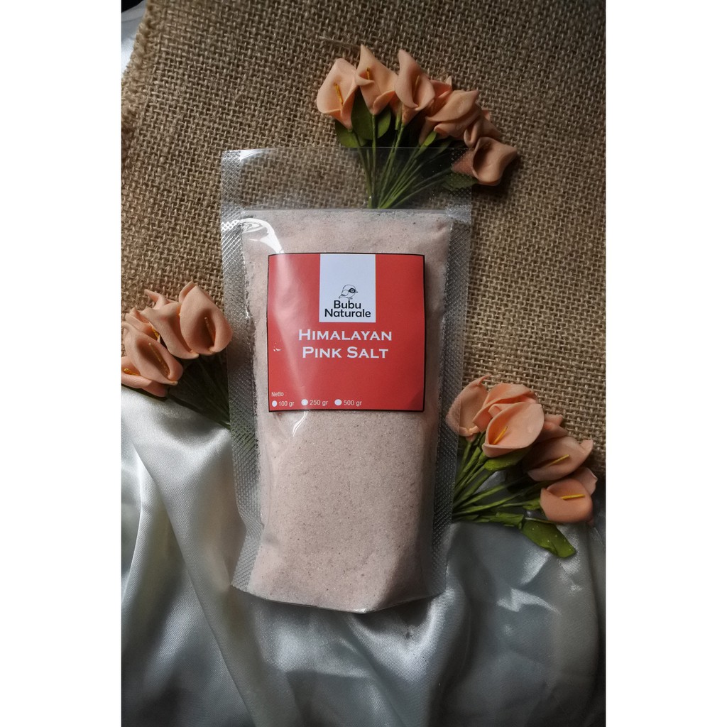 

Bubu Naturale - Himalayan Pink Salt Fine 250 gr / Garam Himalayan Pink Halus 250 gr