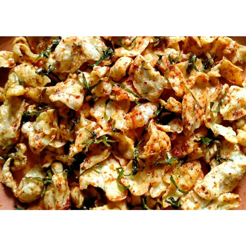 

Otak-otak crispy daun jeruk bumbu basah/bumbu kering pedas kebangetan!!! 250gr