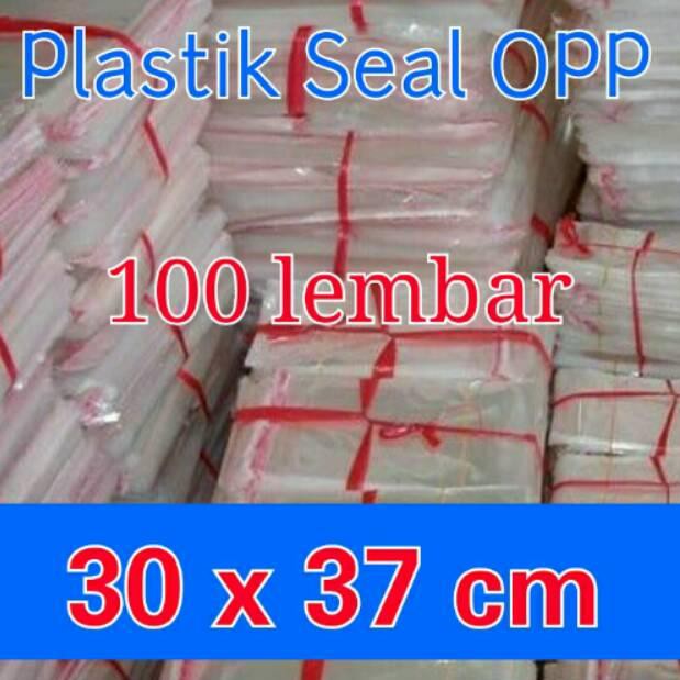 

Kantong 30x37 Plastik Opp Seal Lem Perekat Kemasan Baju Celana 30x37 cm (ART. 181)