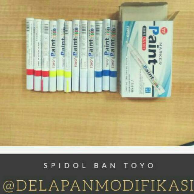 

SPIDOL BAN TOYO ORIGINAL TERLARIS PROMO PAINT MARKER