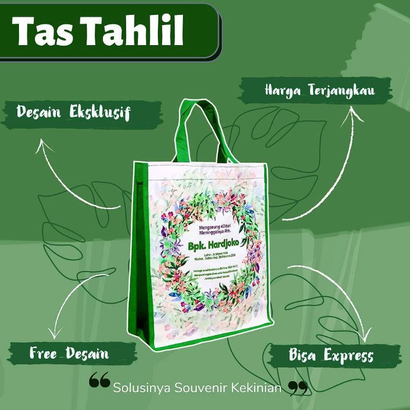 

[BAYAR DITEMPAT] Tas Tahlil Muat Sembako