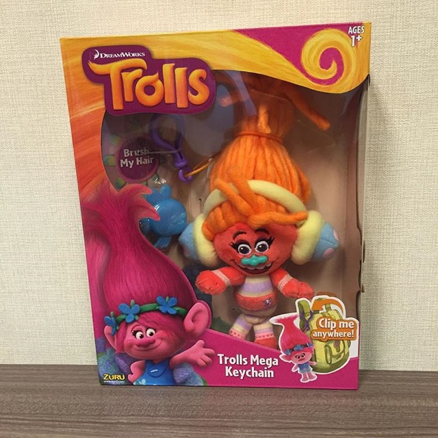 Trolls mega keychain
