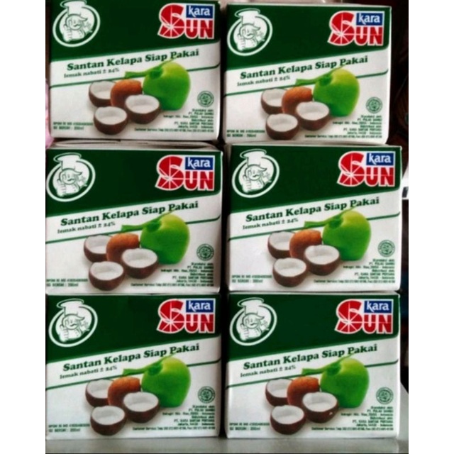 

Santan Sunkara 200ml Perdus isi 12 Pcs Santan