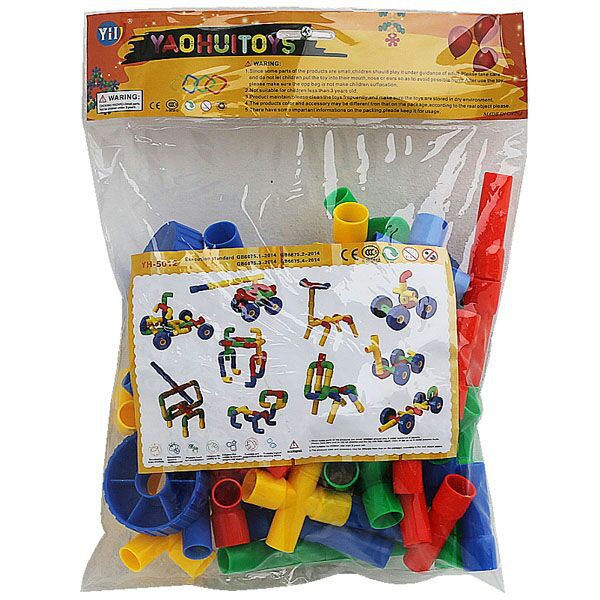 EDUCATIONAL BUILDING BLOCK - Pipe Blocks Building Toys