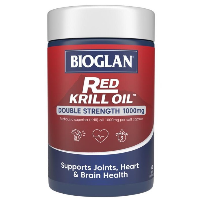 Bioglan Red Krill Oil 1000Mg - 60 Capsules