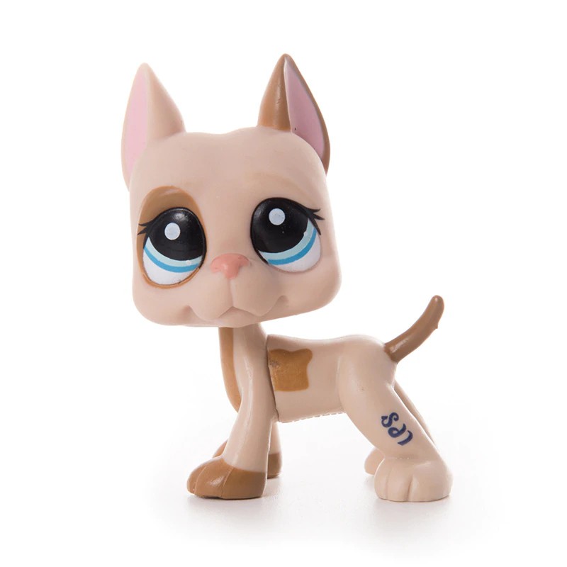 『Gratis Ongkor Kirim 』 LPS Pet Shop Toys Dolls Cat Great Dane Dog Collection Stand Action Figures