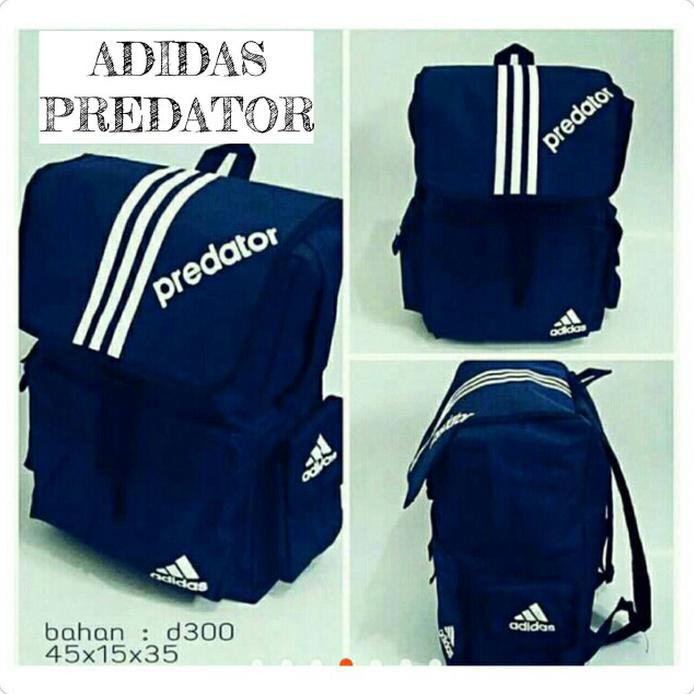 Tas ransel anak laki-laki/wanita sekolah : SMP # Adidas Predator - Biru
