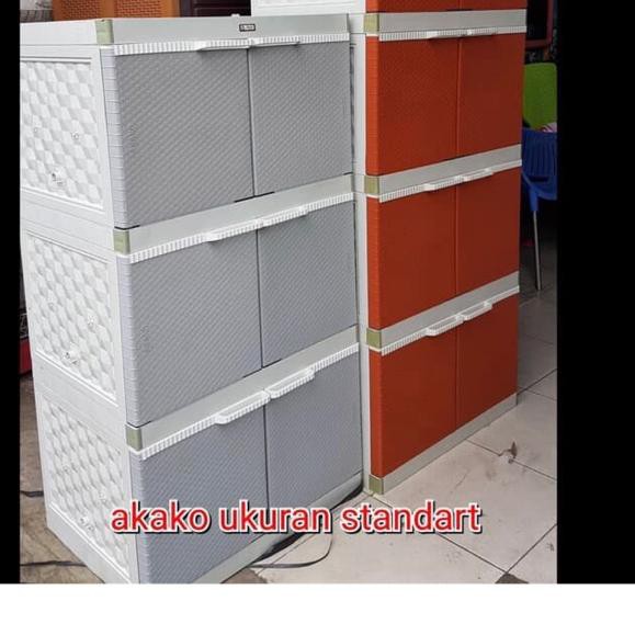 Best Seller lemari  plastik  akako susun  3  jumbo  Shopee 