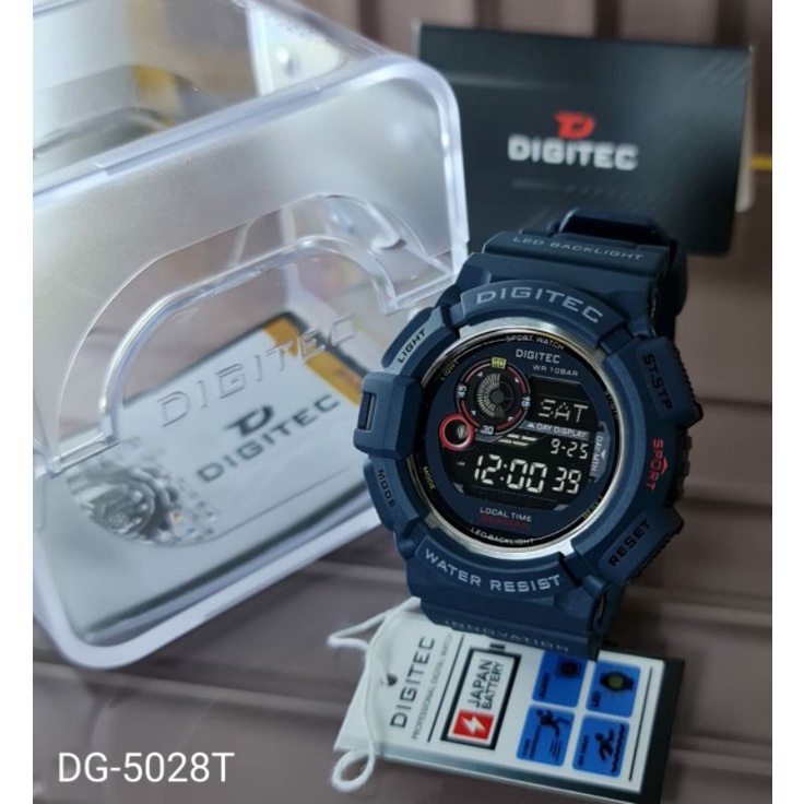 Jam Tangan Pria Digitec DG 5028 Mudmen DG 5028 Digital Rubber Original