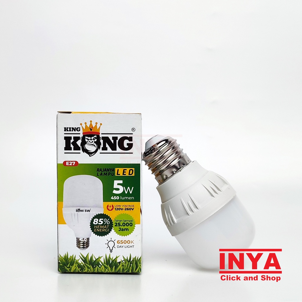 BOHLAM LED KING KONG DAY LIGHT 5W - Lampu Bulb