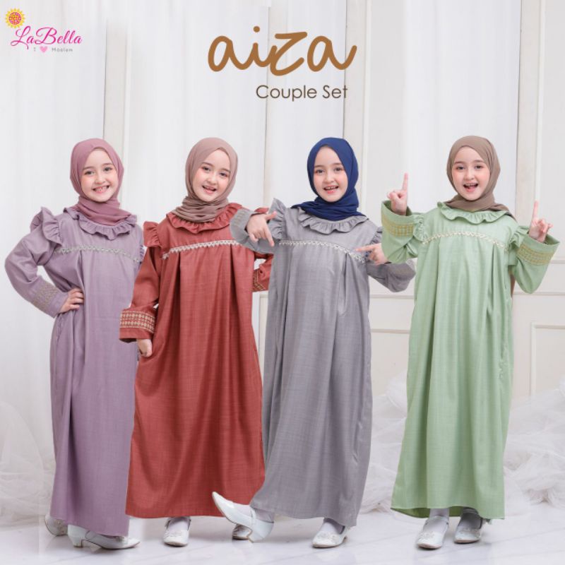 NEW GAMIS ANAK AIZA COUPLE BY LABELLA
