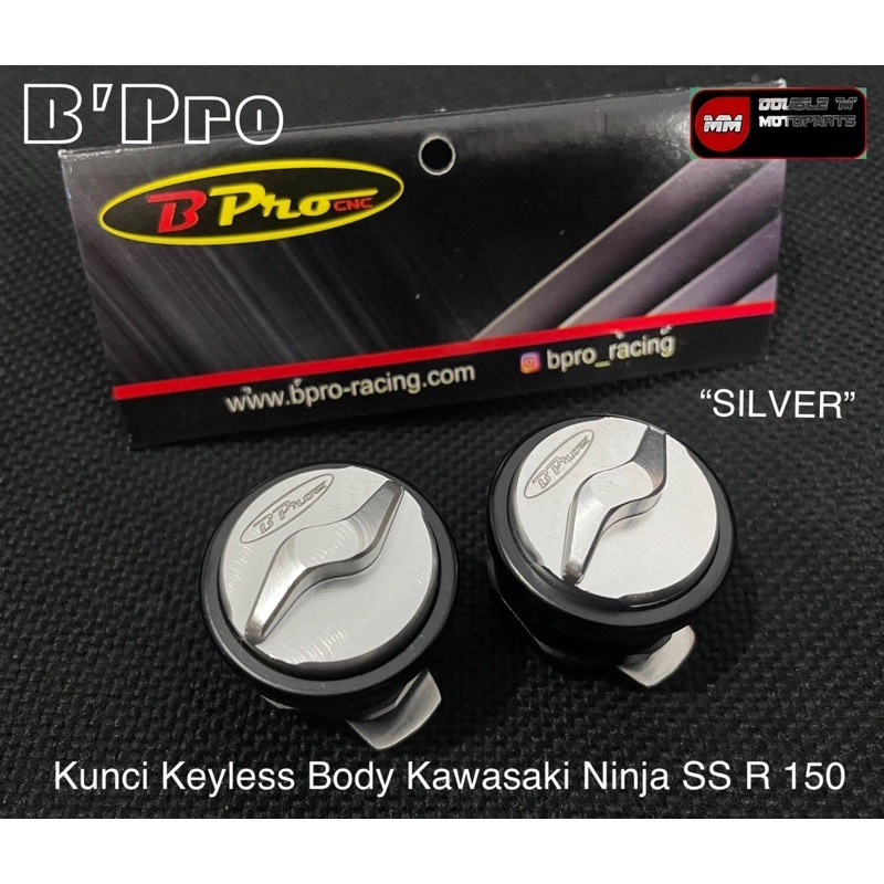 Kunci Body Tengah Keyless Bpro Kawasaki Ninja R SS 150-Silver