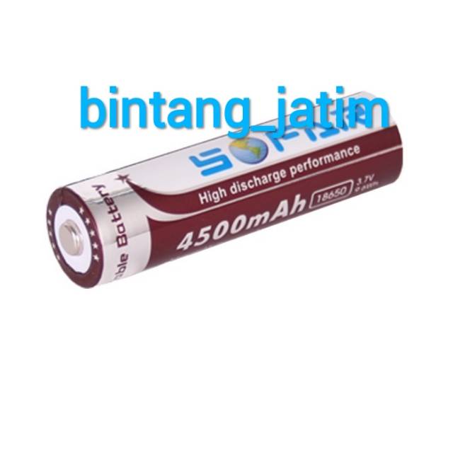 Baterai lithium 4500mah / recharge baterai