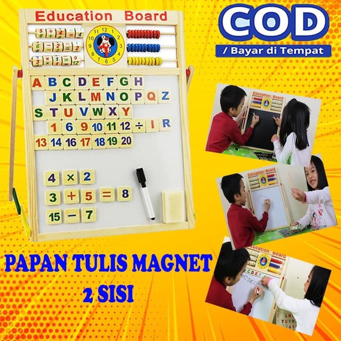 

READY STOK - Learning Easel 3 in 1 / Drawing Board Set / Papan Tulis Anak