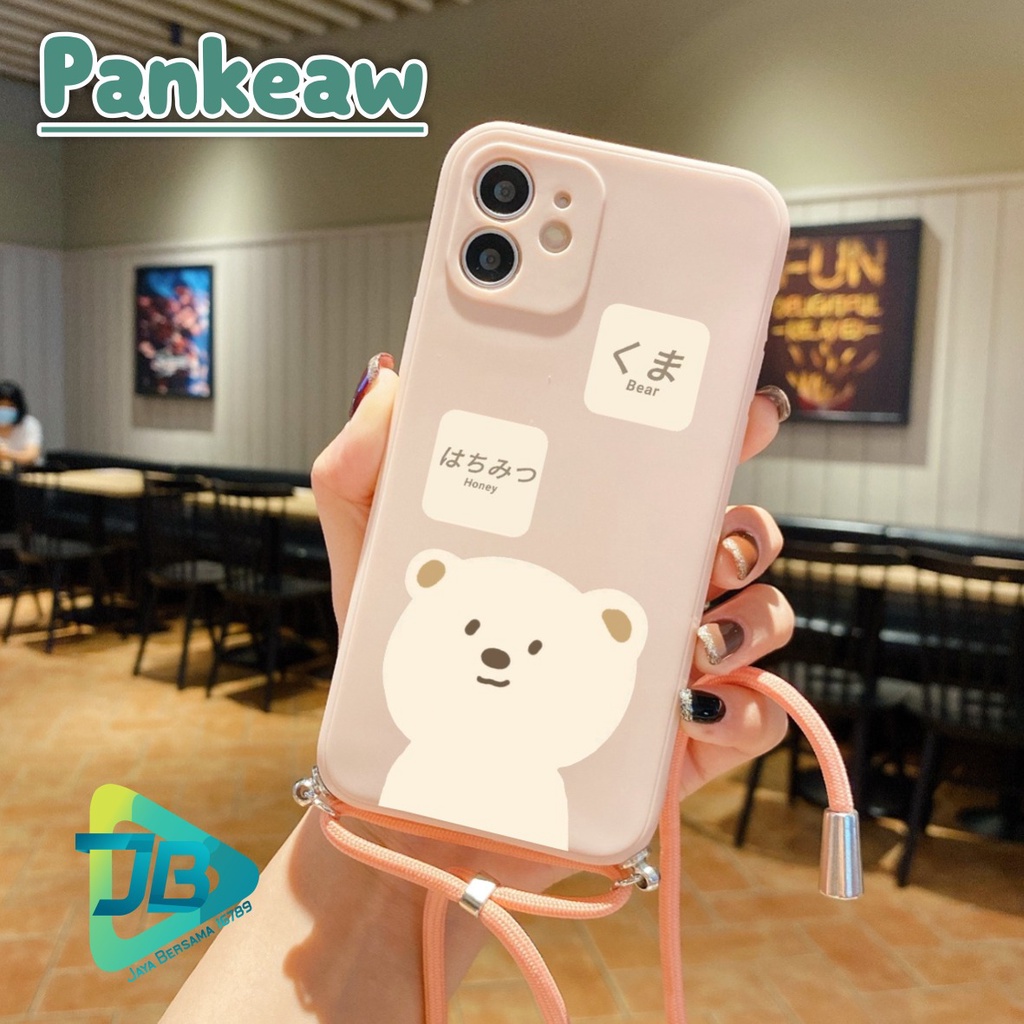 SOFTCASE SILIKON SLINGCASE TALI LANYARD STRAP PHONE MACARON PELINDUNG KAMERA PANKEAW OPPO VIVO SAMSUNG XIAOMI REALME IPHONE ALL TYPE JB5315
