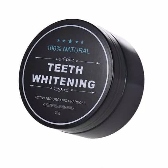 TEETH WHITENING ACTIVATED ORGANIC CHARCOAL BUBUK ARANG AKTIF PEMUTIH GIGI ORIGINAL