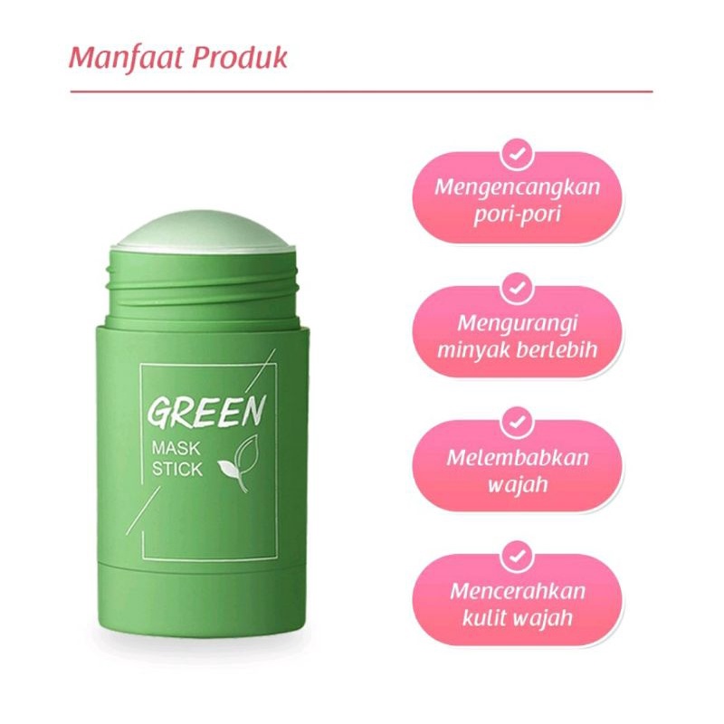 MEIDIAN GREENTEA MASK STICK / MASKER PENGHILANG KOMEDO