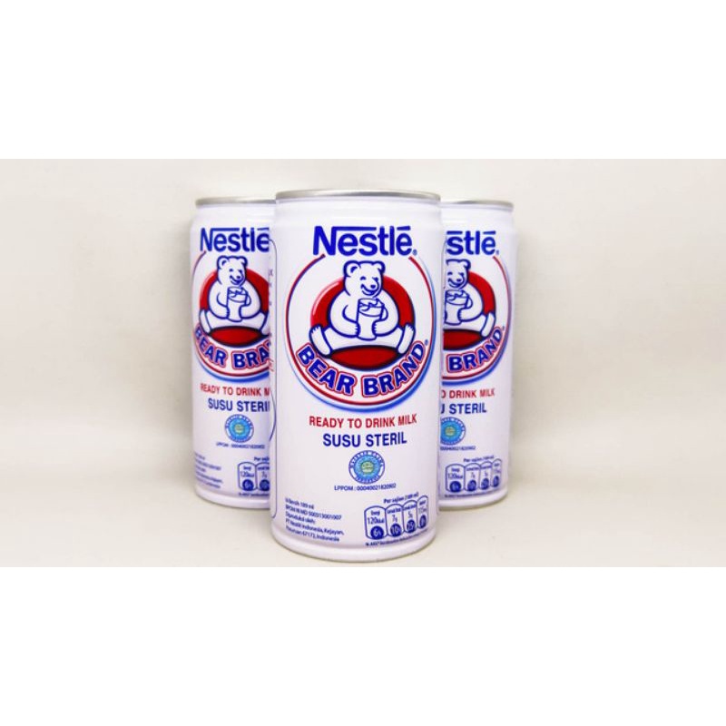 

Susu Steril Bear brand 189ml